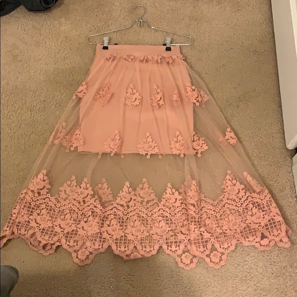 ASOS pinky skirt - Picture 2 of 4